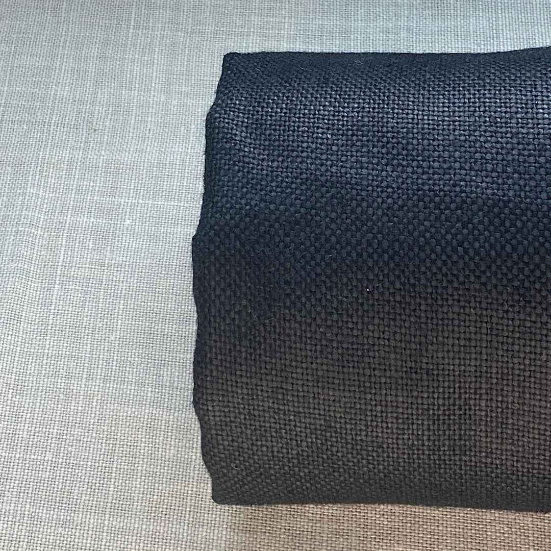 Pur lin noir chintz