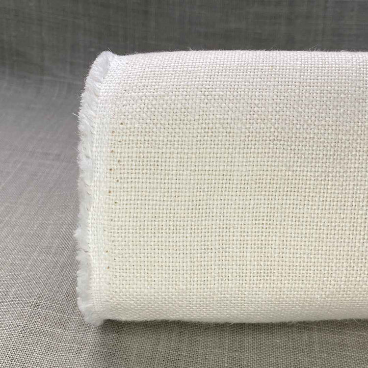 Pur lin lavé blanc optique