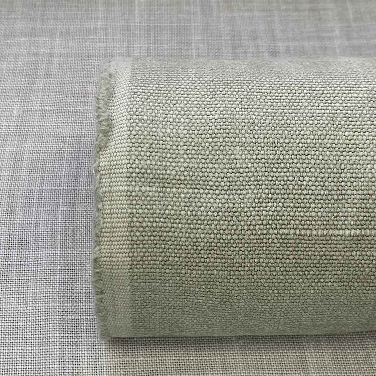 Pur lin vert kaki lavé à la pierre