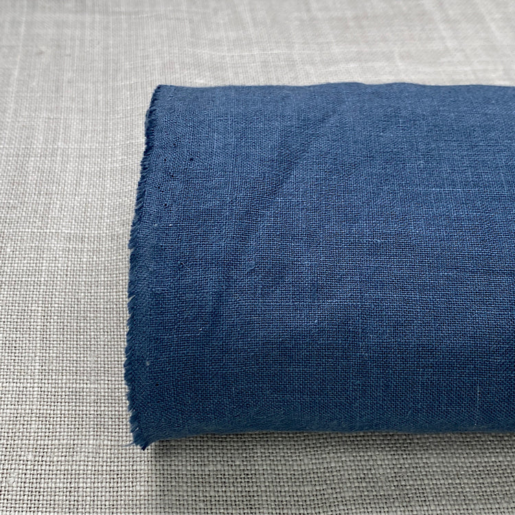Pur lin bleu marine sanfor airo