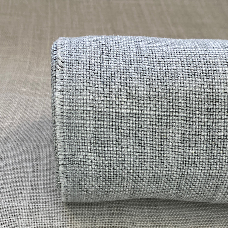 Pur lin blanchi gris