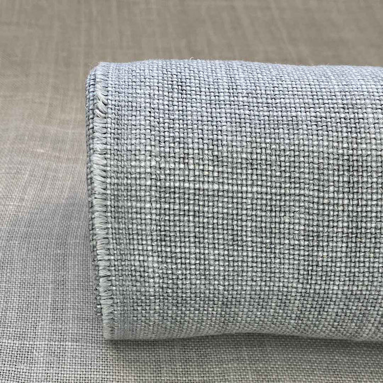 Pur lin blanchi gris