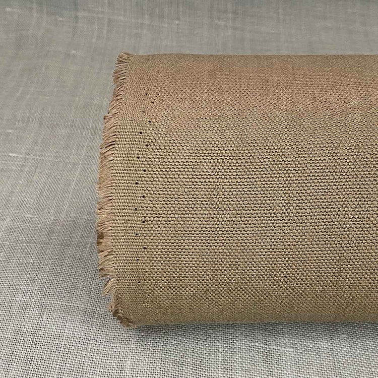 Pur lin marron noix sauvage