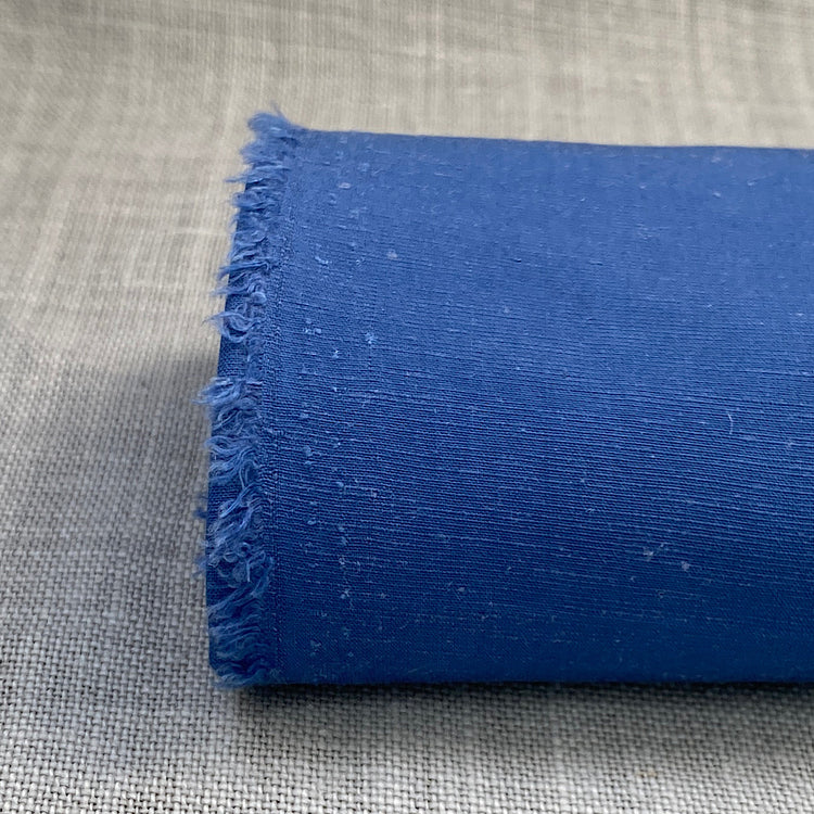Lin mélangé bleu pétrole