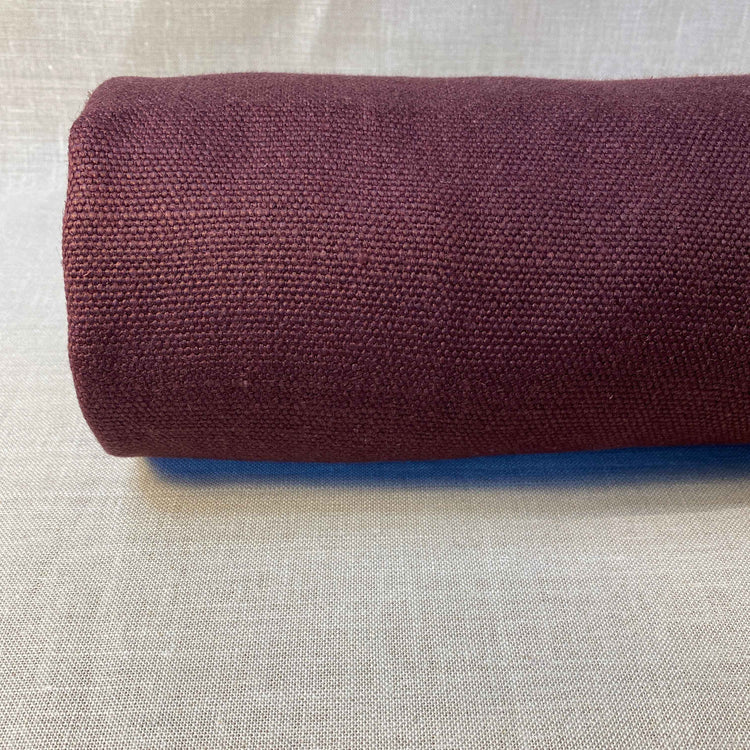 Pur lin aubergine classique