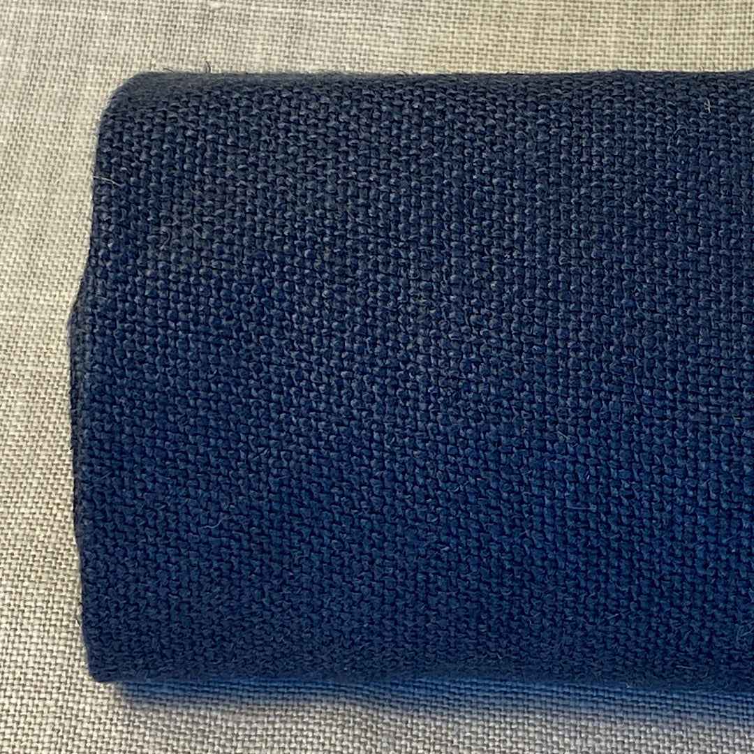 Pur lin lavé bleu marine téflon