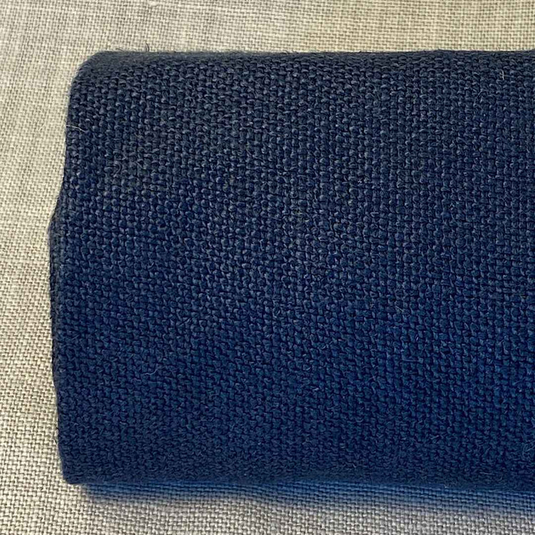 Pur lin lavé bleu marine téflon
