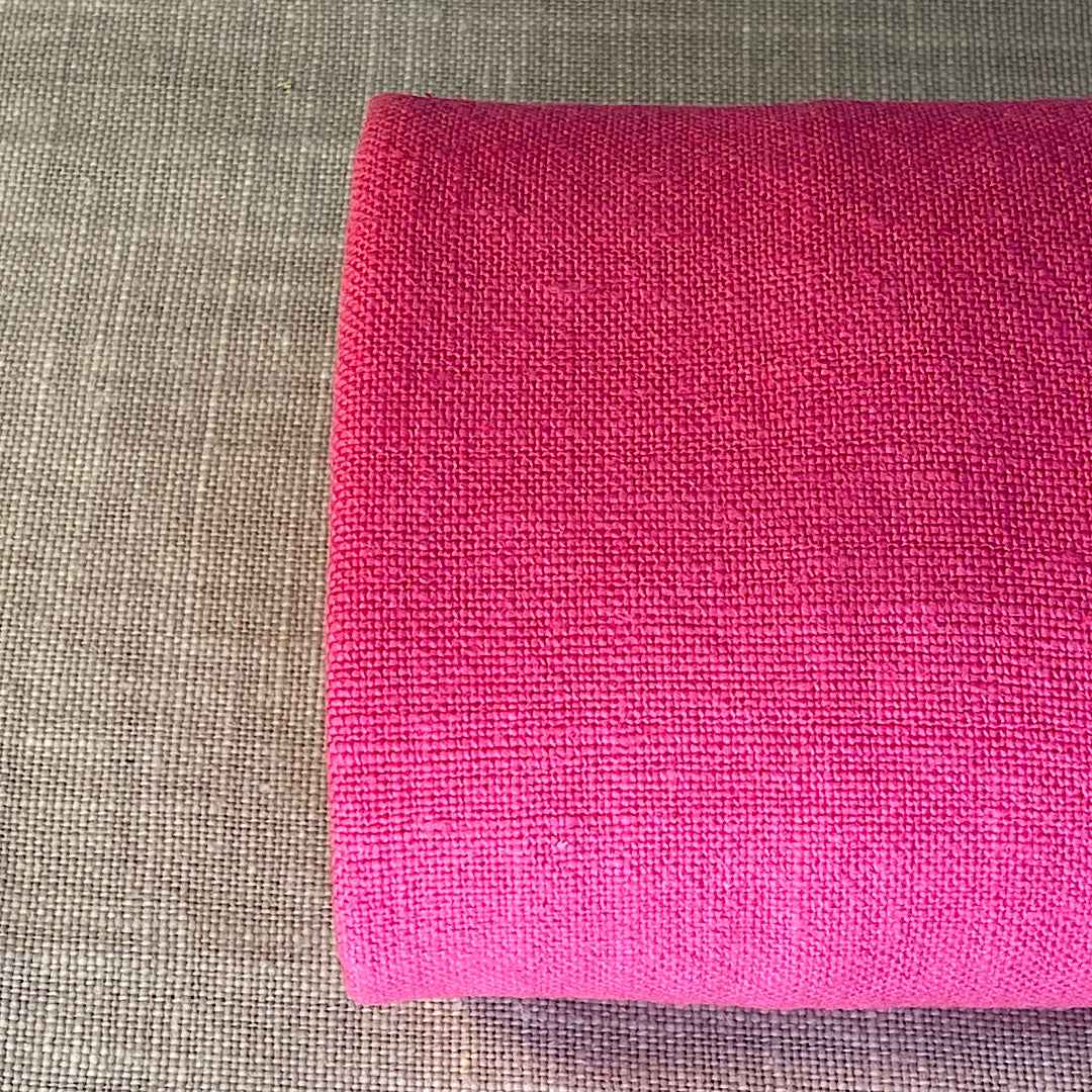 Pur lin rose fuchsia sélection