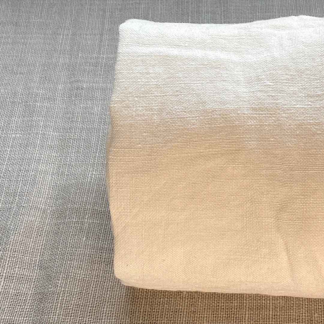 Pur lin lavé blanc crème de corse