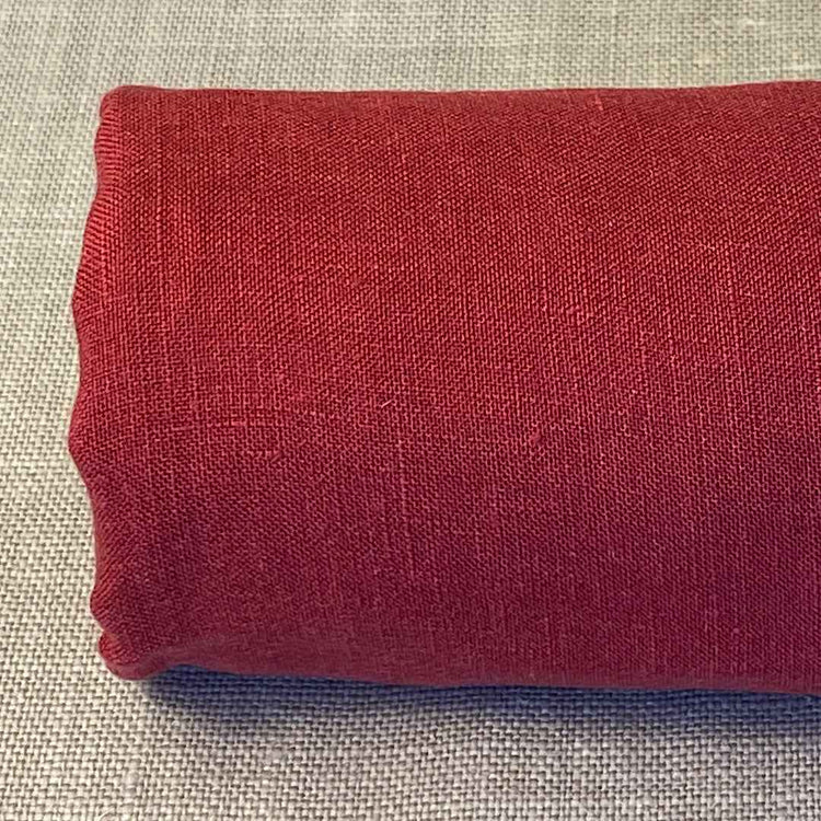Pur lin lavé framboise sanfor
