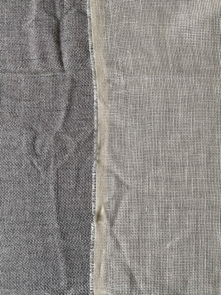 Pur maille de lin bicolore