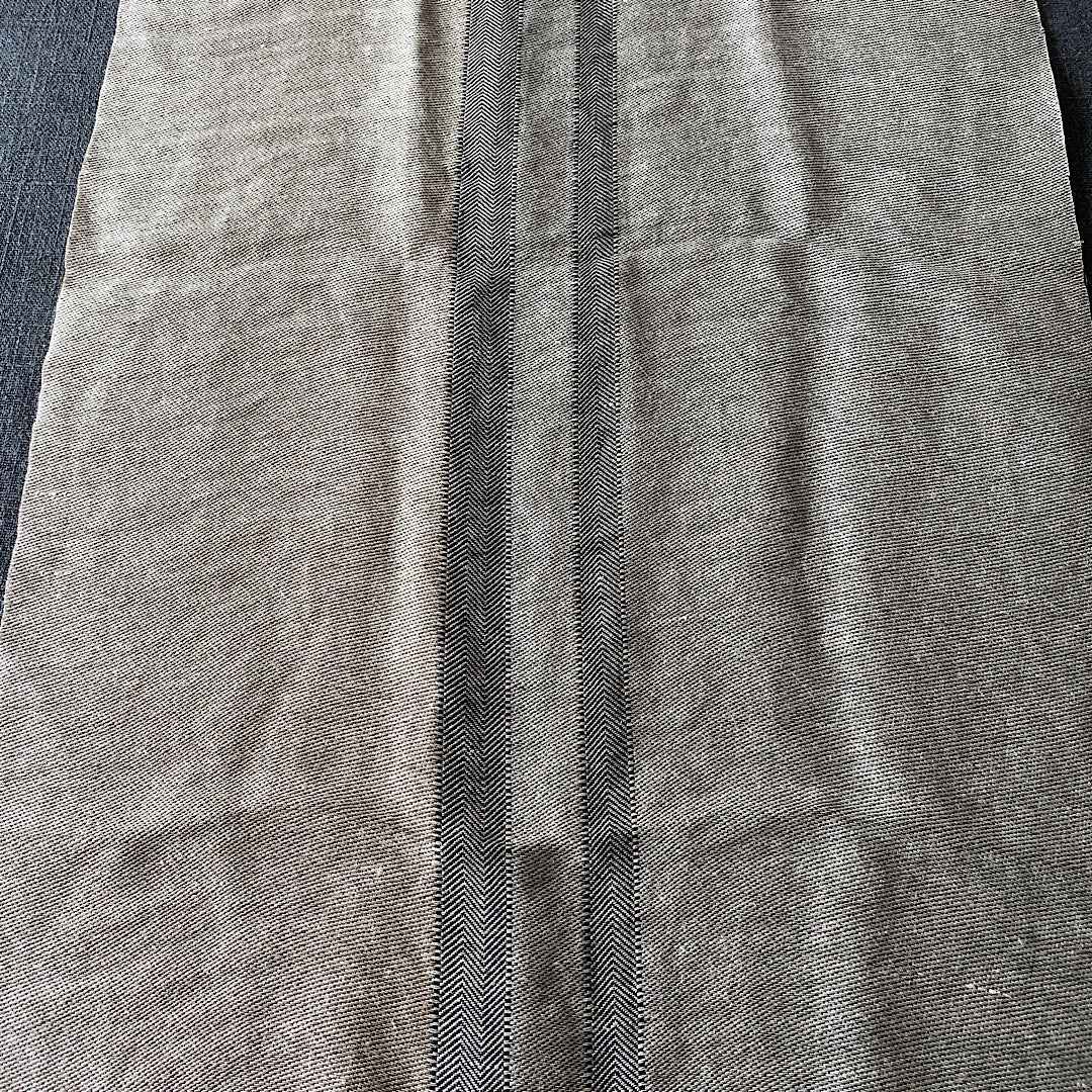 Pur lin rayé lavé à la pierre