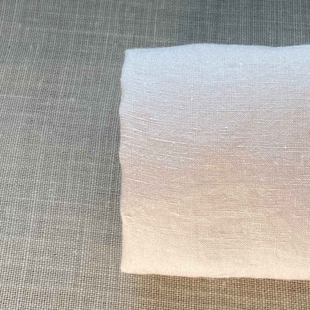 Pur lin béton rose lavé à la pierre