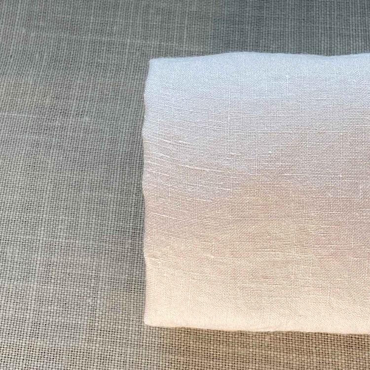 Pur lin béton rose lavé à la pierre