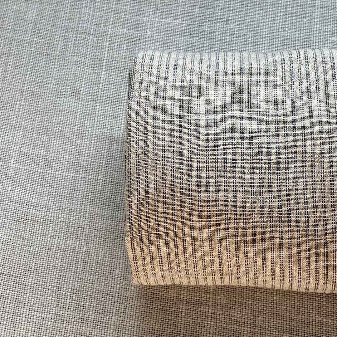 Pur lin rayé sanfor airo