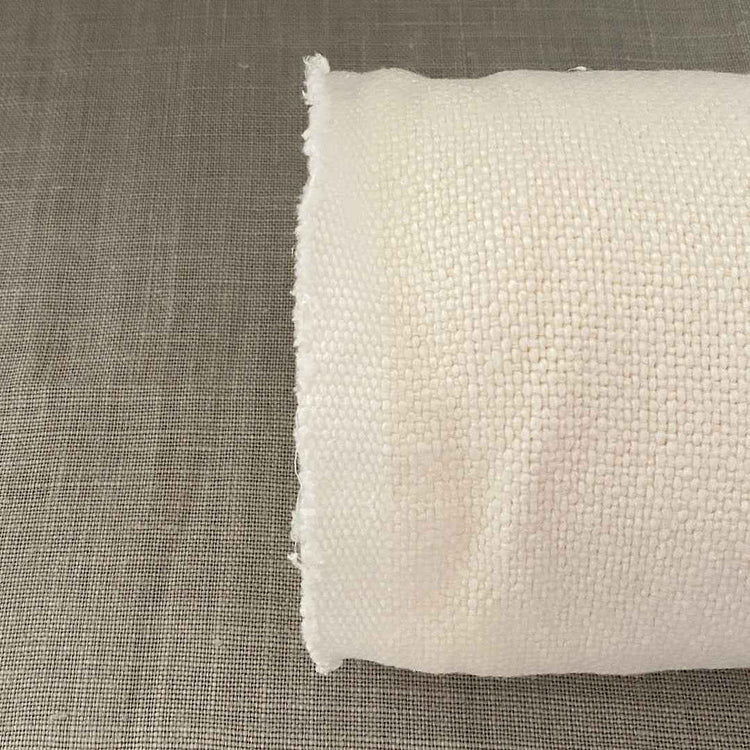Pur lin blanc huitre lavé à la pierre