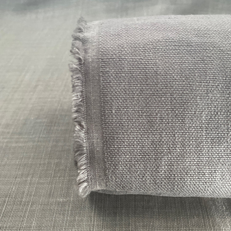 Reines graues, stonewashed Leinen