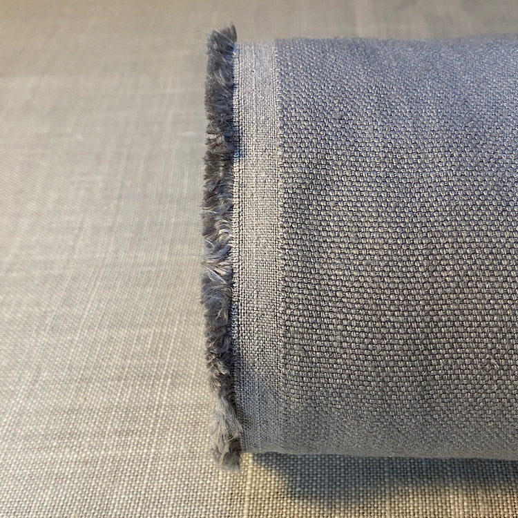 Pur lin gris lavé à la pierre