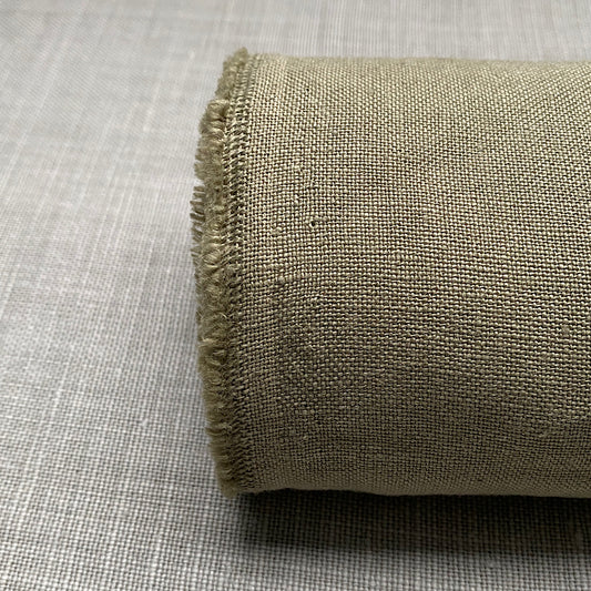 Pur lin kaki froissé