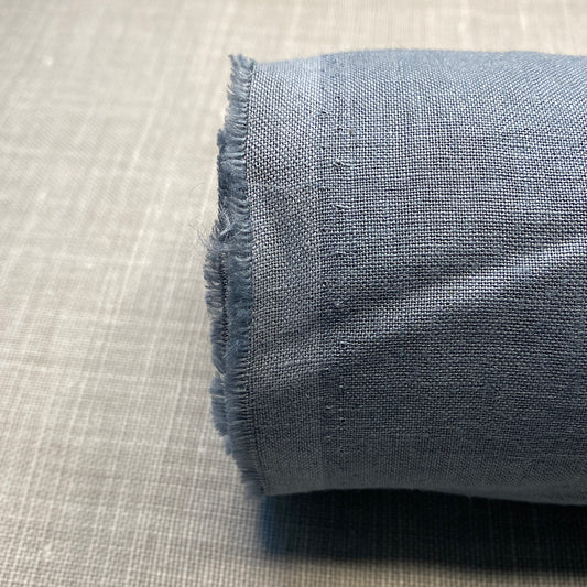 Pur lin bleu acier sanfor airo