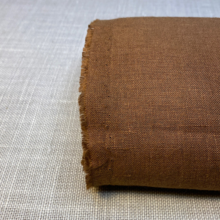 Sanfor Airo aus reinem Leinen und braunem Leder