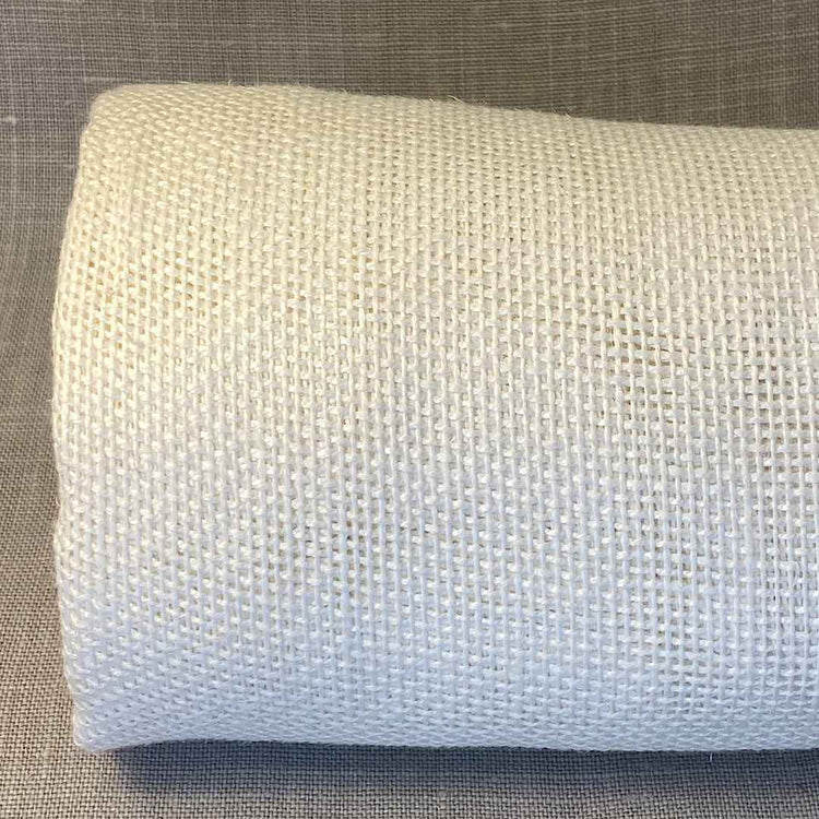 Pur maille de lin nacré finition douce