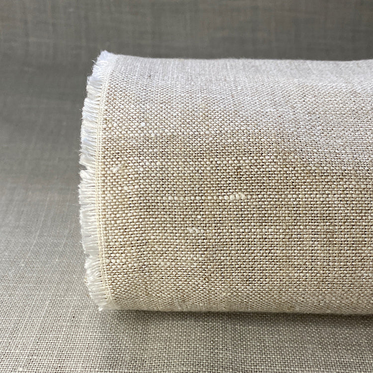 Pur lin flocon d'avoine brut de tissage