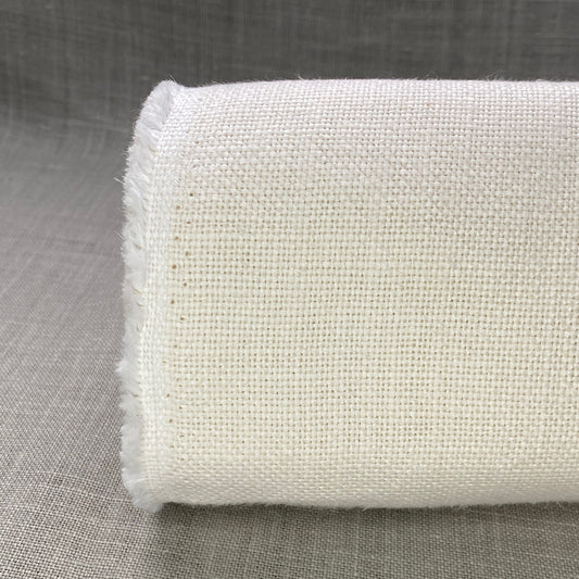 Pur lin lavé blanc optique