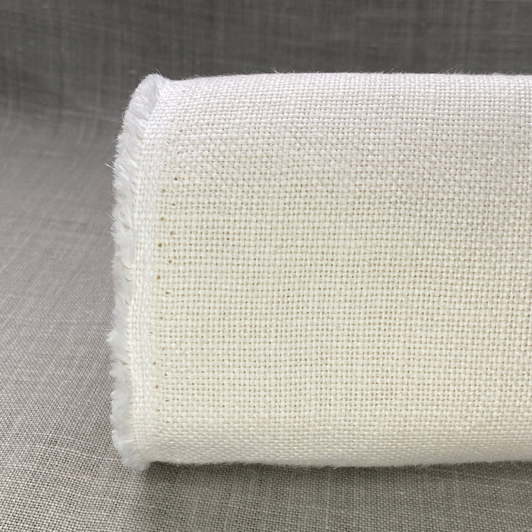 Pur lin lavé blanc optique