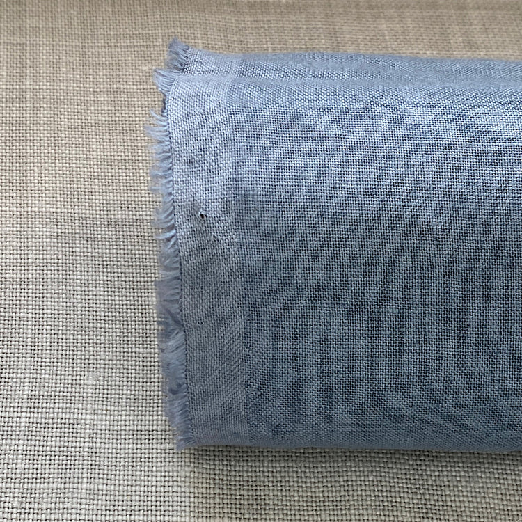 Reines stahlblaues Leinen-Sanfor-Luft