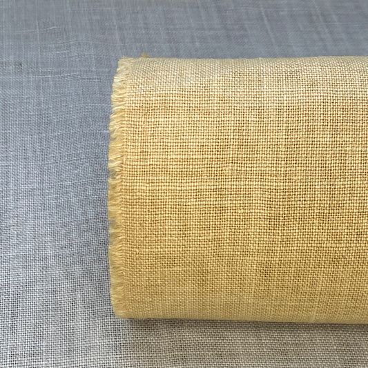 Pur lin blanchi jaune blé STR