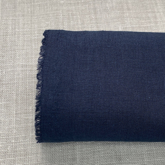 Pur lin bleu nuit sanfor airo