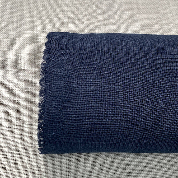 Pur lin bleu nuit sanfor airo