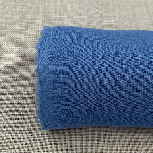Pur lin bleu céruléen sanfor
