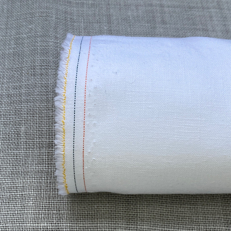 Pur lin spécial blanc double sanfor