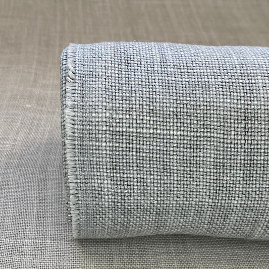 Pur lin blanchi gris