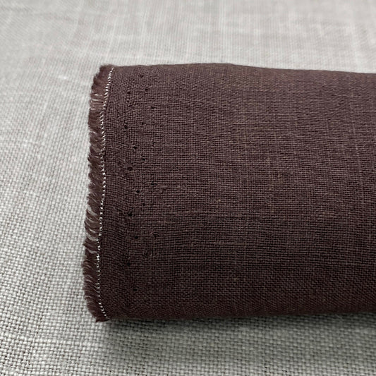 Pur lin marron chocolat sanfor airo