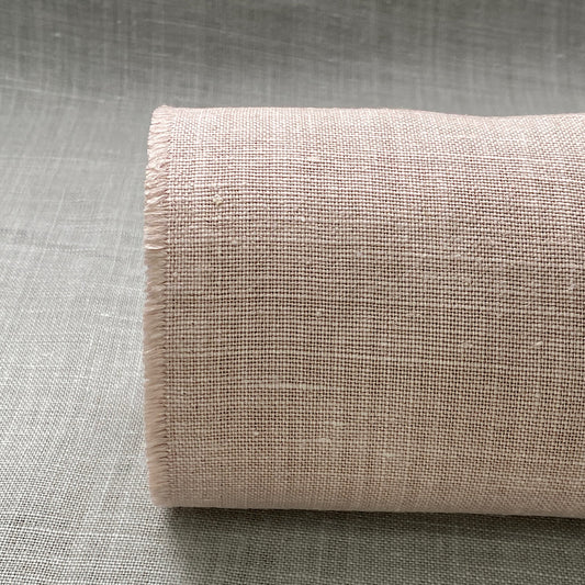 Pure washed linen, glycine pink, STR