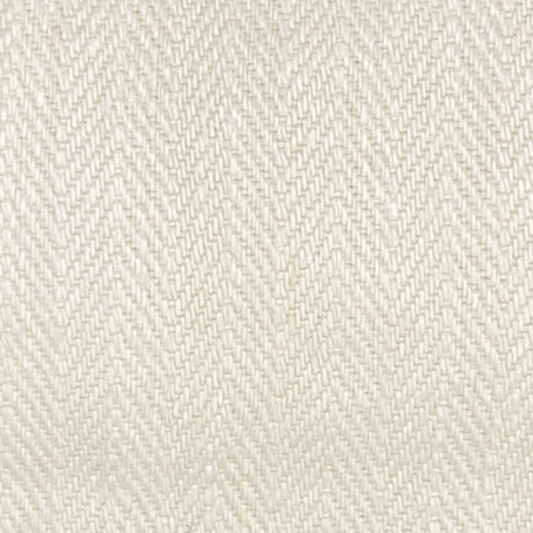 Pur chanvre chevron blanc nacré lavé à la pierre