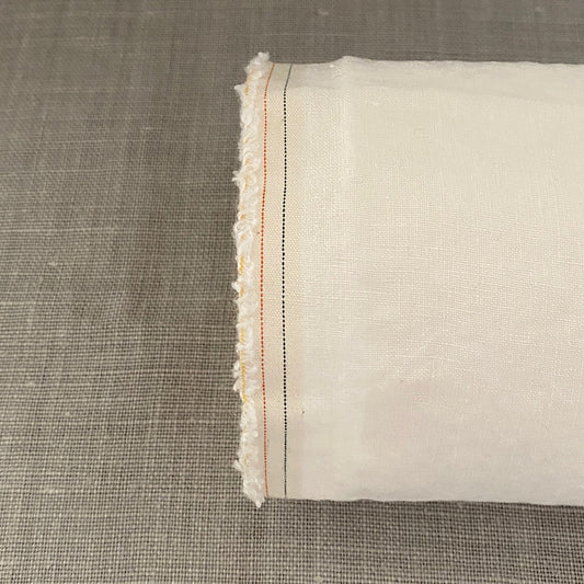 Pur lin blanc crème lavé à la pierre