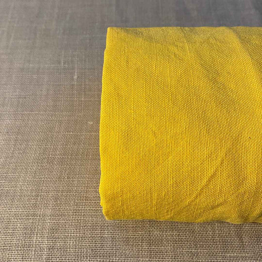 Pur lin lavé jaune citron corse