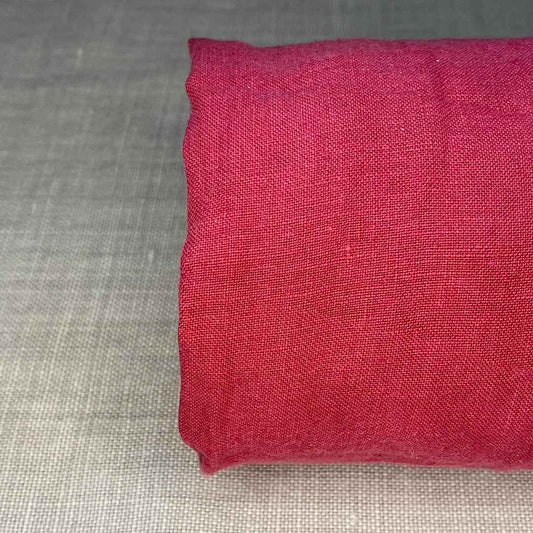 Pur lin rouge framboise sanfor airo