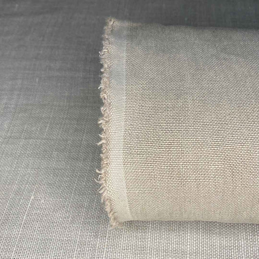 Lin mélangé souris lavé à la pierre