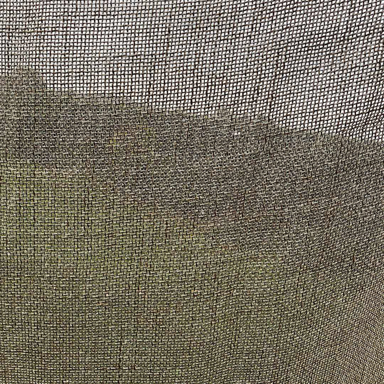 Pur maille de lin bicolore verni