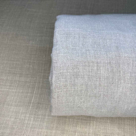 Lin mélangé lavé gris argent