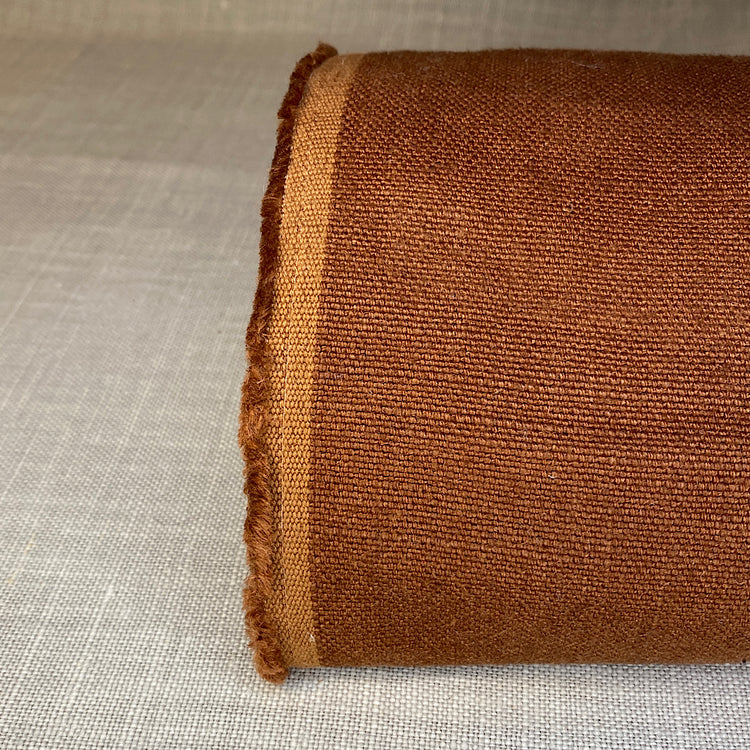 Reines braunes Leinen, stonewashed