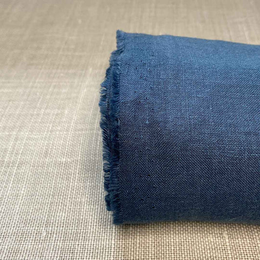 Pur lin bleu noir sanfor airo