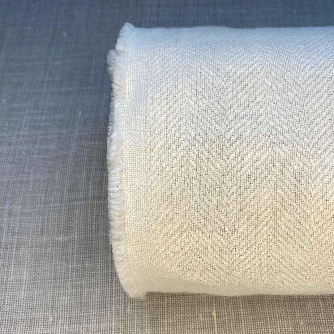 Pur lin naturel chevron airo