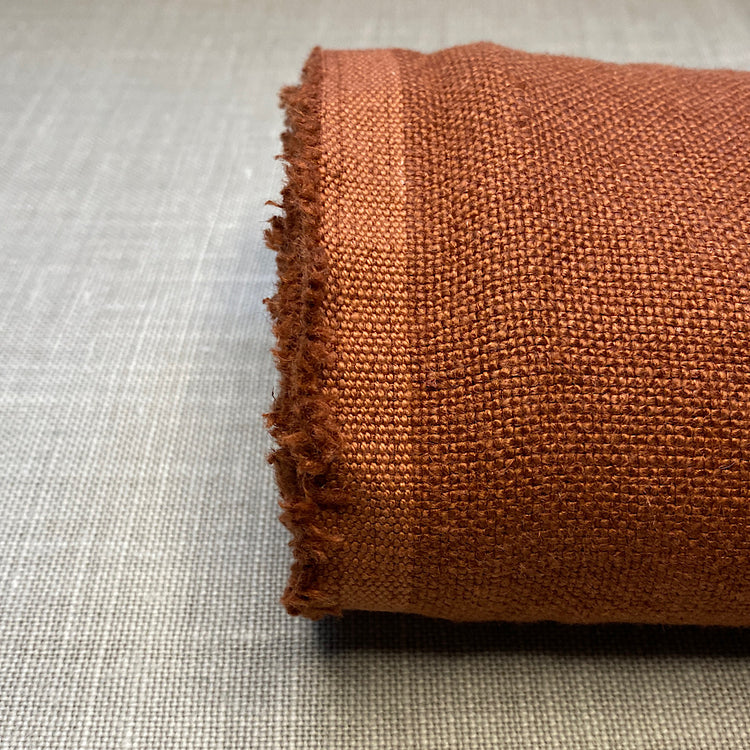 Pur lin rouge paprika kalahari