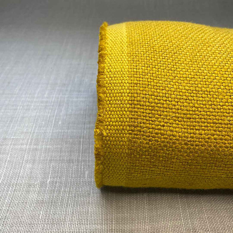 Pur lin jaune antique moss sanfor airo